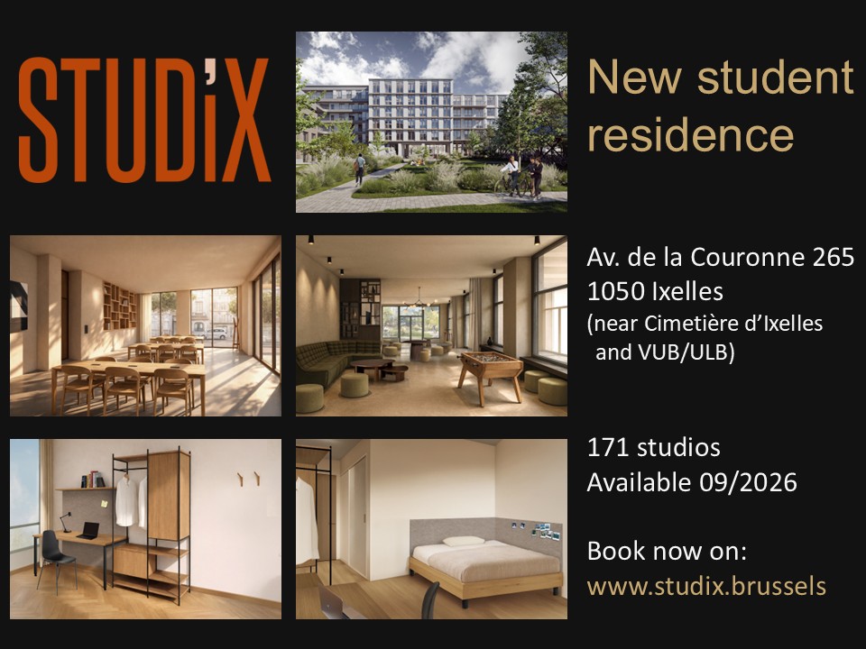 Student rooms for rent in Ixelles - StudiX residence — photo 2