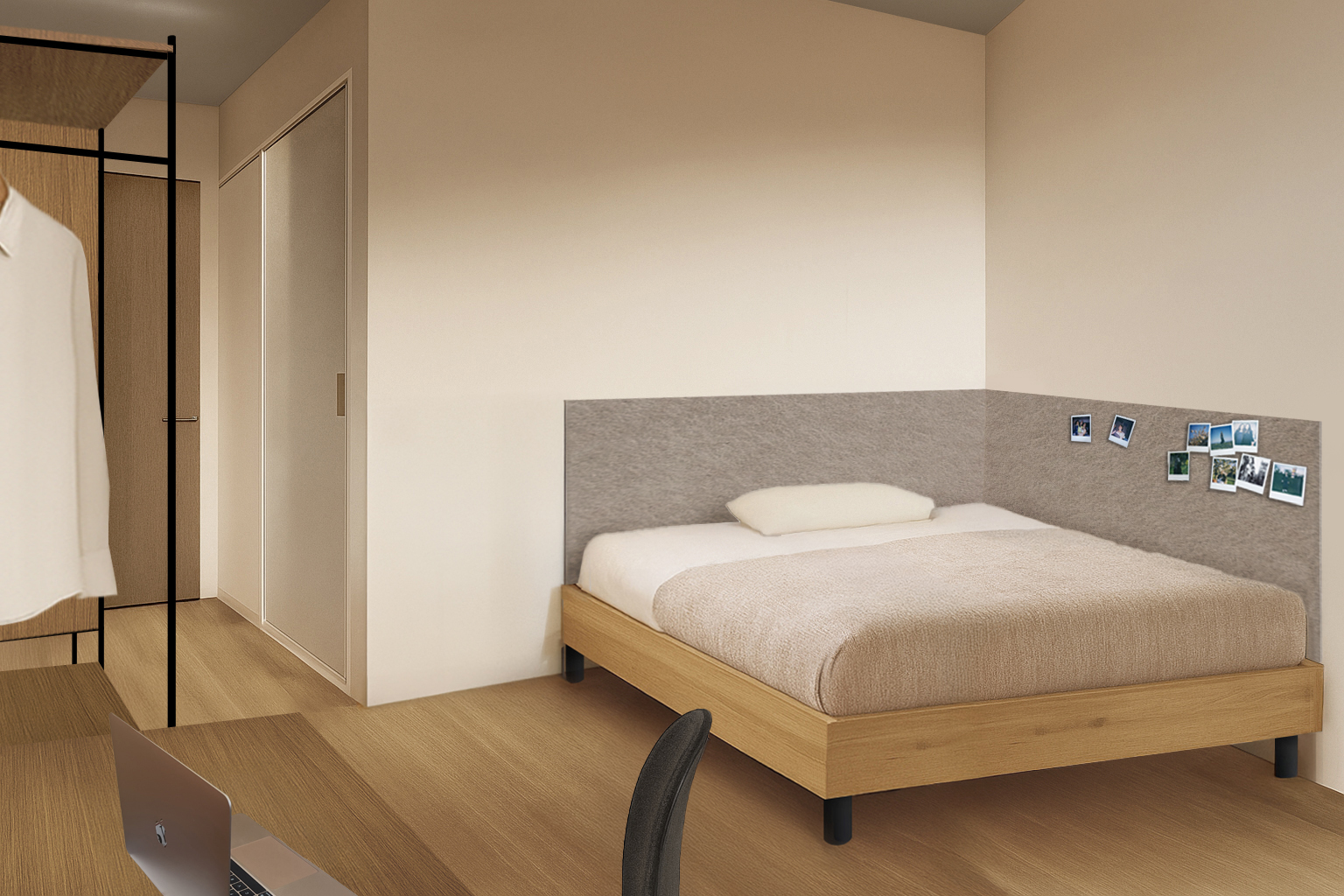 Student rooms for rent in Ixelles - StudiX residence — photo 7